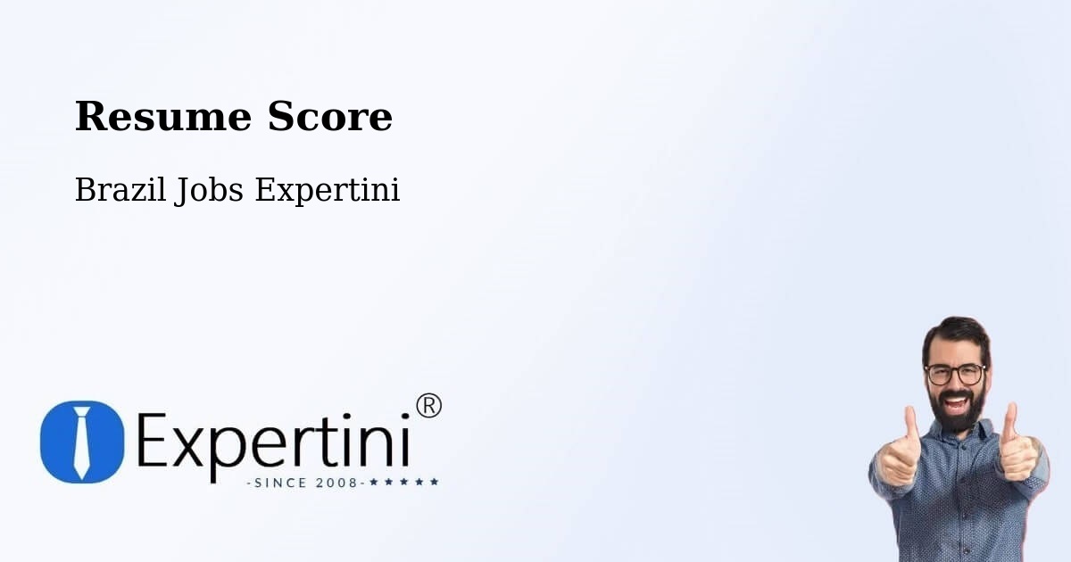Resume Score & Job Description Match Tool – Pimenta - Brazil Jobs Expertini